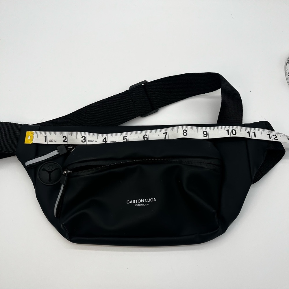 Gaston Luga Splash Hip Pack Black Belt Bag Bum Bag Waterproof Adjustable Strap